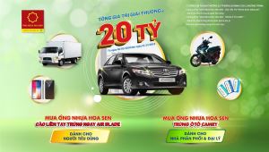 Chương trình khuyến mại ống nhựa Hoa Sen năm 2019