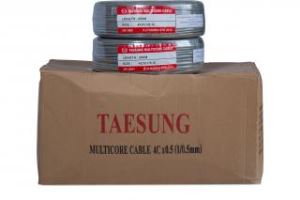 Cáp điện thoại nhập khẩu Taesung 4 lõi thường