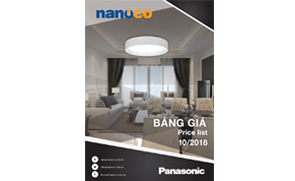 Thiết bị điện Panasonic tăng giá từ tháng 10-2018