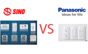 So sánh thiết bị điện Sino và thiết bị điện Panasonic