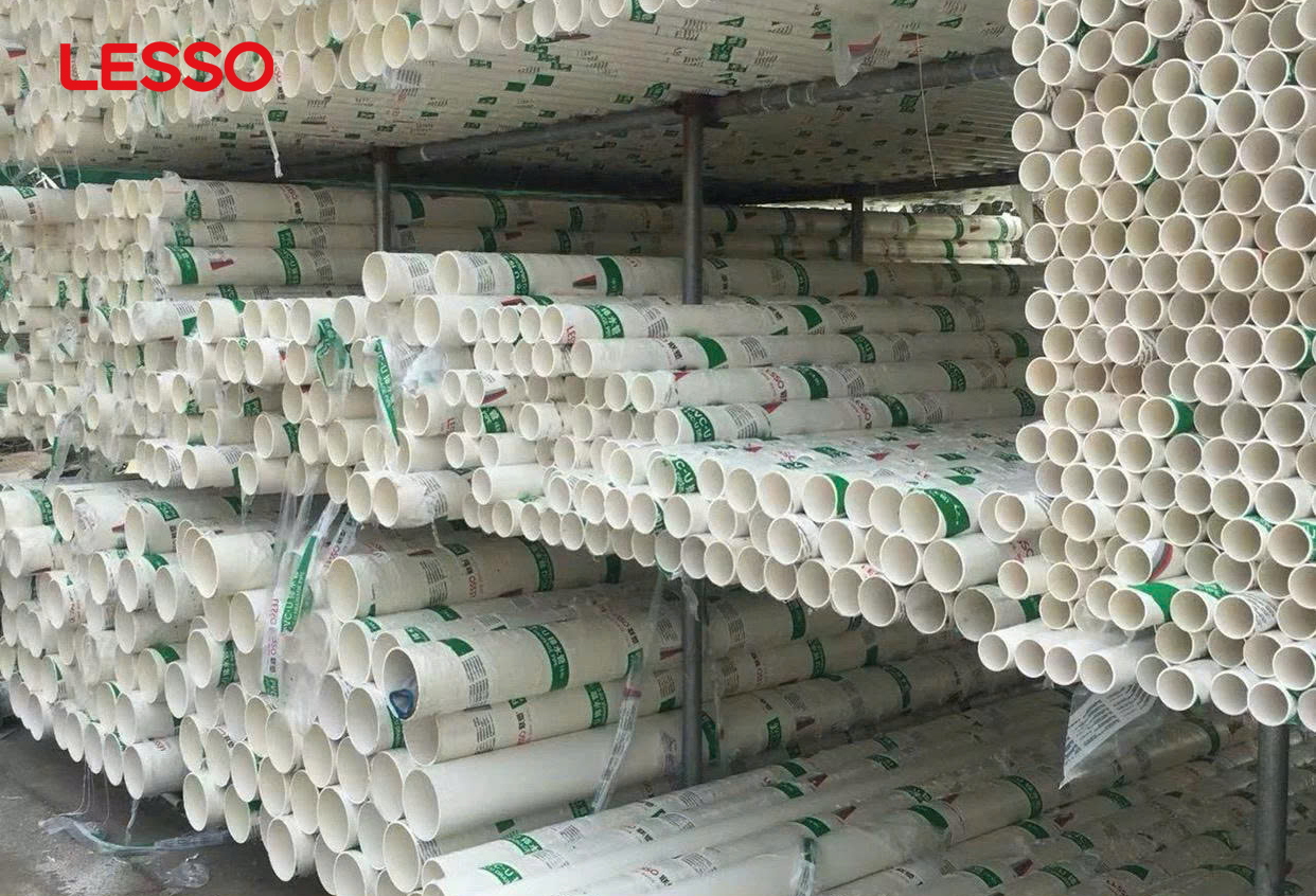 ống nhựa màu trắng lesso nhập khẩu