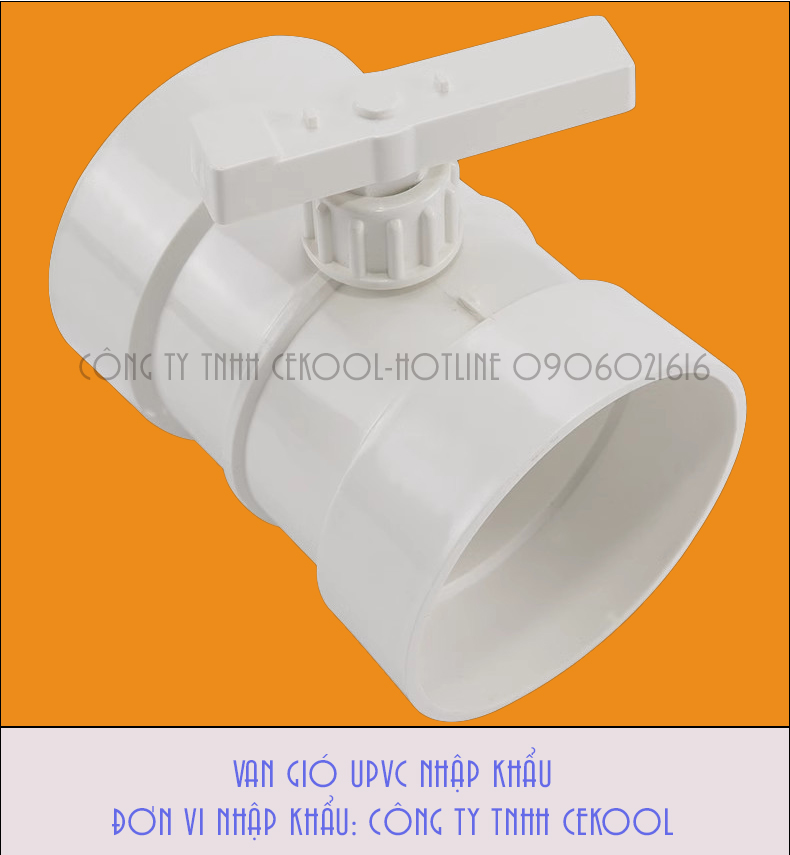 Van gió uPVC dùng cho phòng sạch